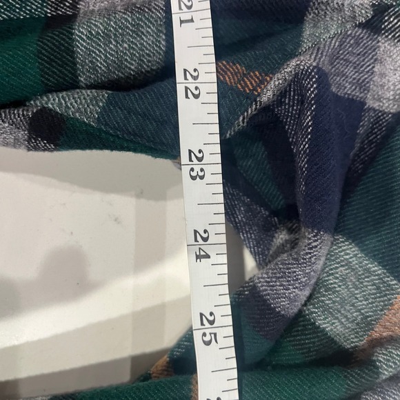 The North Face‎ Mens Arroyo Flannel Shirt Plaid Green Large Button Down - Picture 8 of 8